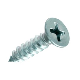 Super Value 1000 Pack Rok Hardware #6 x 3/4" Flat Head Phillips Deep Thread Wood Screws Nickel (Zinc Finish) ROKS6X34FPCZP