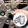 Lusperi Acorn Lug Nuts,1/2"-20 Thread,for Trailer Wheels,1.58" Tall 60 Degree