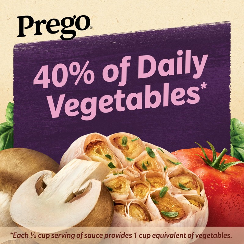 Prego Cremini Pomodoro With Roasted Garlic Pasta Sauce, 23.5 OZ