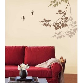 Wall Stencils Sycamore Branches 3 pc