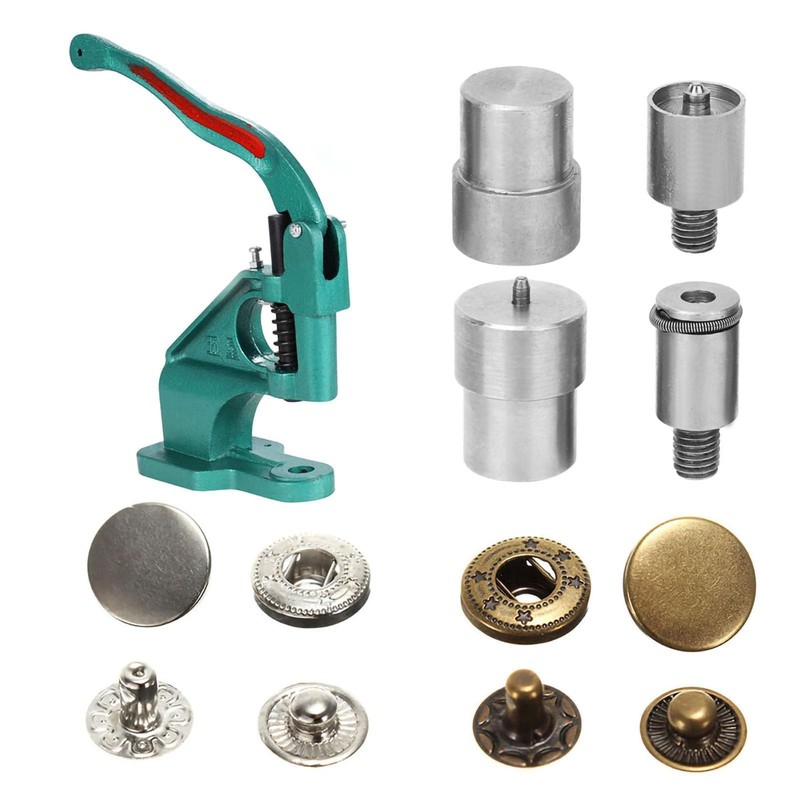 Snap Button Dies Set, 4 Pcs Snap Fastener Heavy Duty