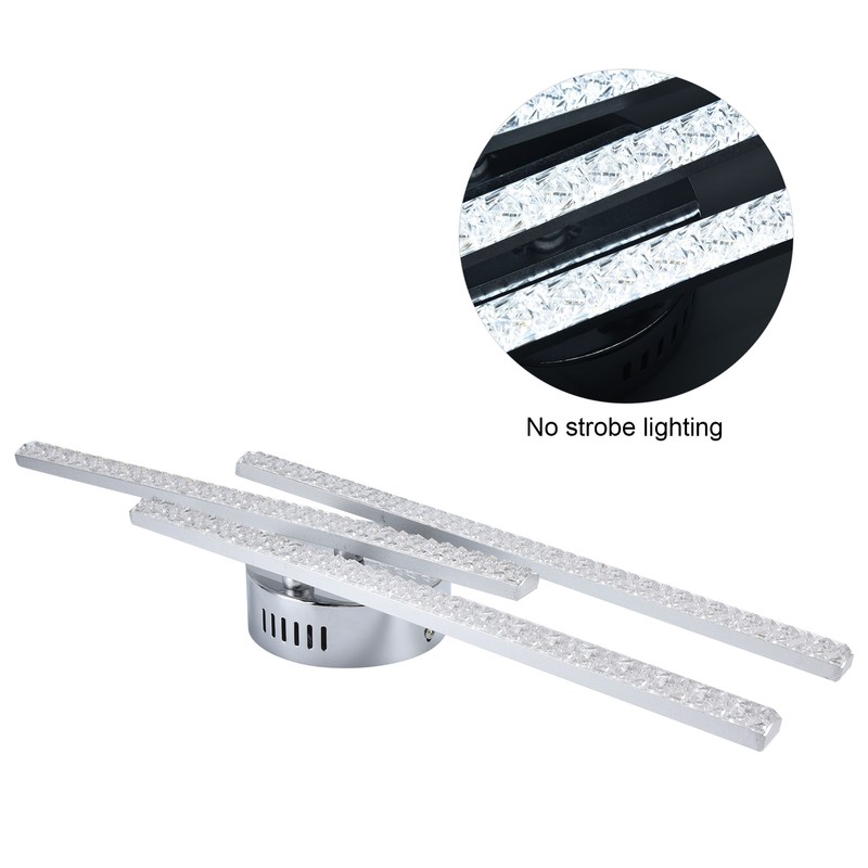 3Strips LED Ceiling Lamp Modern CeilingMounted Light Living Room Bedroom