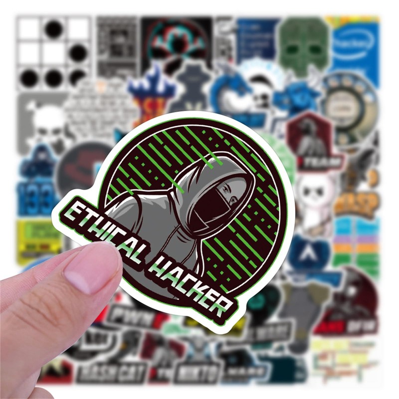 50PCS Hacker Computer Stickers, Cool Programming Stickers Pack for Developers,