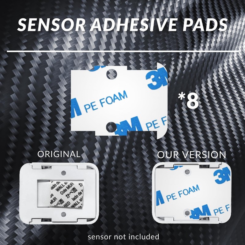 Entry Sensor Adhesive Pads for SimpliSafe(16-Pack) – Pre-Cut Replacement Tape