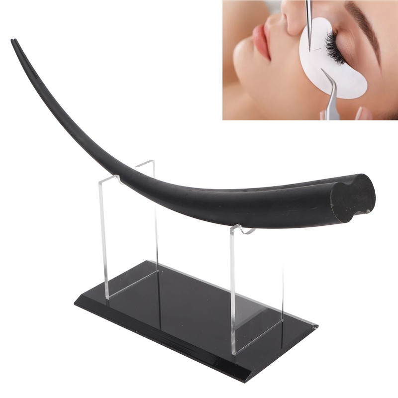 Large Eyelash Teaching Diaplay Model Thicken Flat Buttom Double Tip