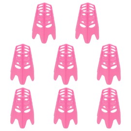 PATIKIL 8pcs Plastic Golf Tees 45mm Golf Simulator Tee Golf Mat Tee Practice Training Winter Turf Outdoor Indoor Driving Range Hitting Mat Pink