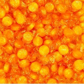 Butterscotch Hard Candy 4Lb Bulk Bag - Individually Wrapped Butter Scotch Discs - Old fashioned Yellow Candies - By Candylicious