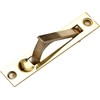Litepak Door Edge Pull Premium Sliding Hardware Modern Style Spring (1 Pack, Polished Brass)