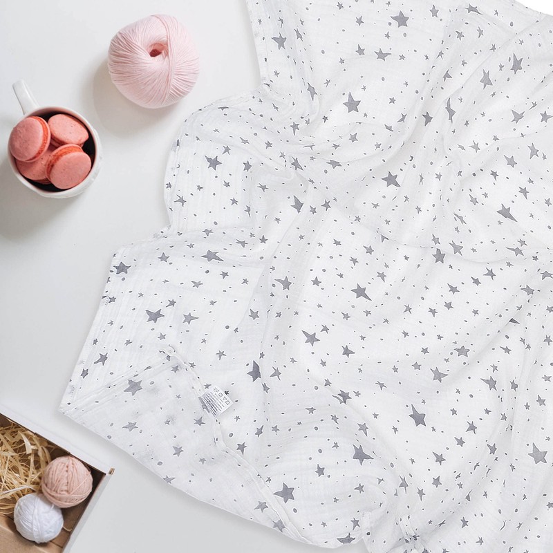 Miracle Baby muslin blanket swaddle Cotton Summer 110x150cm for Boys