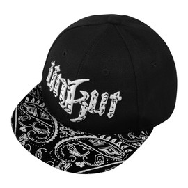 XGOPTS Kids Baseball Cap Embroidery Snapback Cap Fashion Hip Hop Hat Summer UV Protection Visor Hat Breathable Beach Sun Hat for Outdoor Sports Football Travel Beach Boys Girls 3-8 Years Old Black