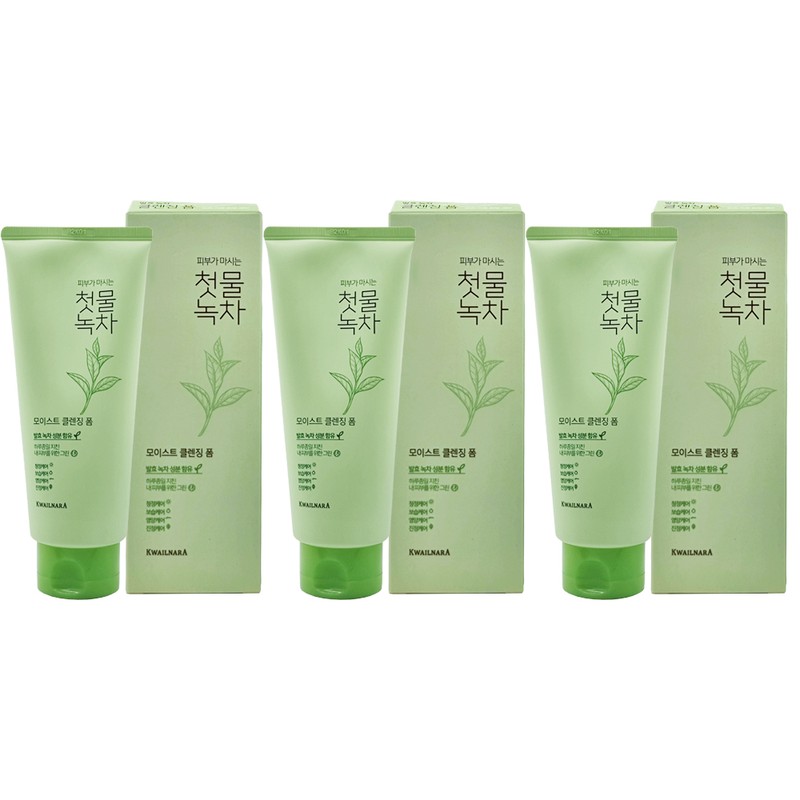 fruit country Kwailnara First Water Green Tea Moist Cleansing Foam