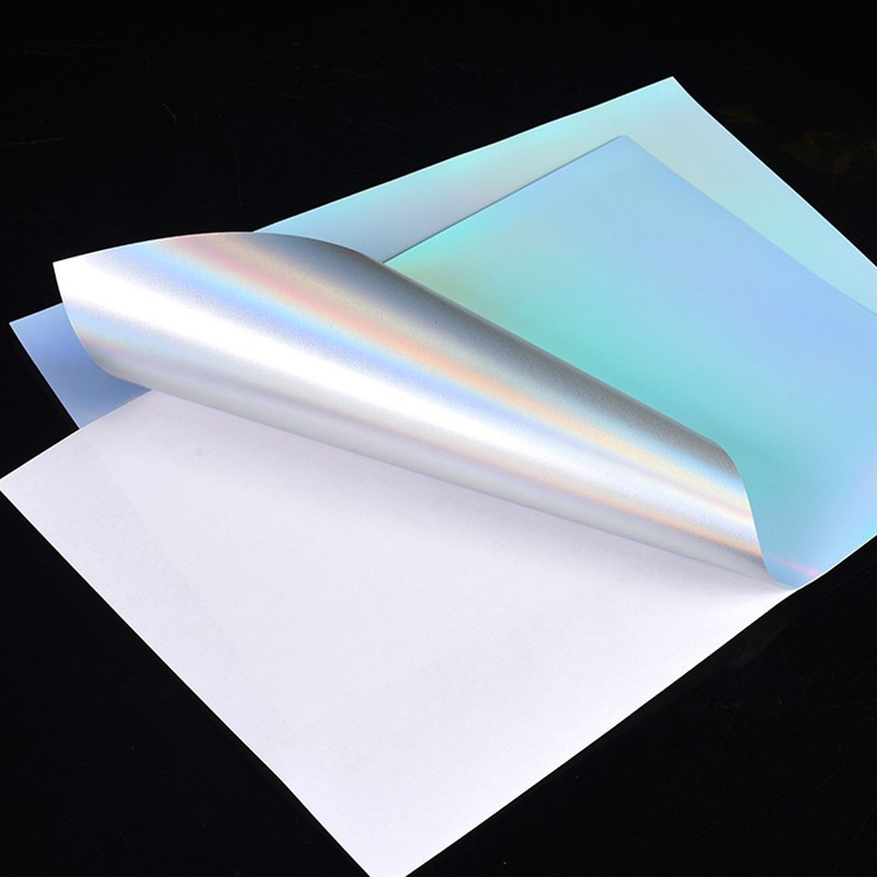 20 Sheets A4 Printable Holographic Sticker Paper Waterproof Fast Dry