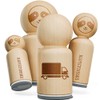 Delivery Truck Vehicle Icon Rubber Stamp for Stamping Crafting Planners