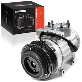 A-Premium Air Conditioner AC Compressor with Clutch Compatible with 2006-2010 Ford Explorer Mercury Mountaineer 4.0L 4.6L, FS20 Style, 6 Grooves, Only for with Rear A/C (Not Without Rear AC)