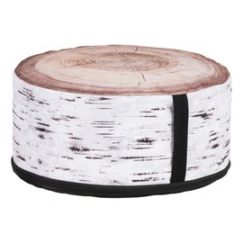 Outdoor/Indoor Pouf Ottoman, Stool for Patio, Office, Classroom or Home Living Space (Pack of 2)