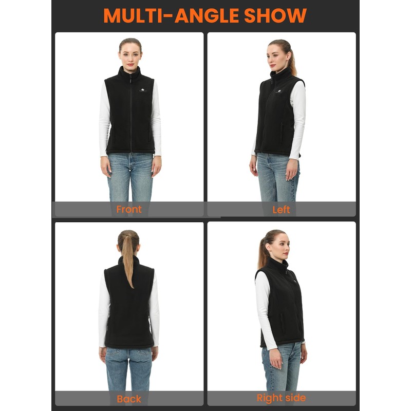 Thermo Beast Heated Vest Women with Battery Pack Included, 4-Zone