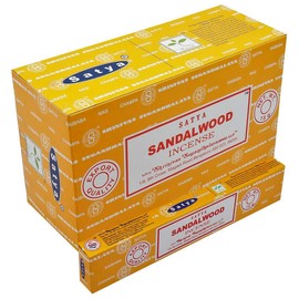 Incense Stick Satya Incense Sticks – Sandalwood 12 Boxes of 15 -