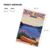 Lantern Press 1000 Piece Jigsaw Puzzle, Blue Ridge, Georgia, Canoe