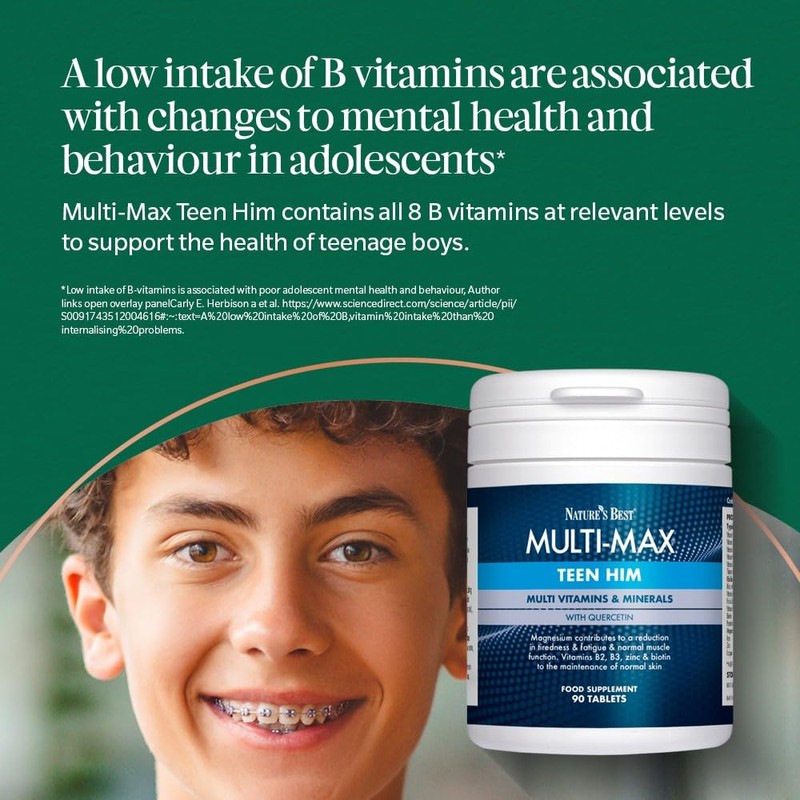 Nature's Best Multi-Max Multivitamin for Teen Him - with Vitamin