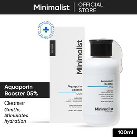 Minimalist 5% Aquaporin Booster Face Wash For Dry Skin | Gentle & Hydrating Cleanser With Hyaluronic Acid | For Women & Men | 100 ml