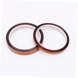 STOBOK Polyimide Heat Tape 4 Rolls High Temp Insulation Tape for Soldering Masking 3d Printing