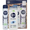 Nivea Men Gift Set Sensitive 3in1 Shower gel & quick dry Anti-perspiran