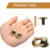 Leather Craft Rivet Studs 12pcs Rotating Tochikan Hardware for Leather
