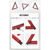 YFFSFDC Folding Triangle Stop Sign for Vehicles, Suitable for Day