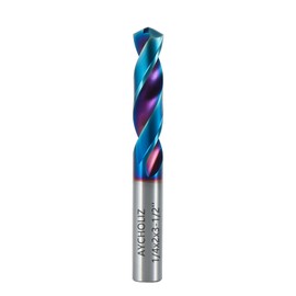 ‌AYCHOLIZ 6pcs Carbide CNC Drill Bit Set - 55 HRC 120° Point, Straight Shank Short-Length for Hardened Steel/Cast Iron, CNC Machines Only (Not for Hand Drills)