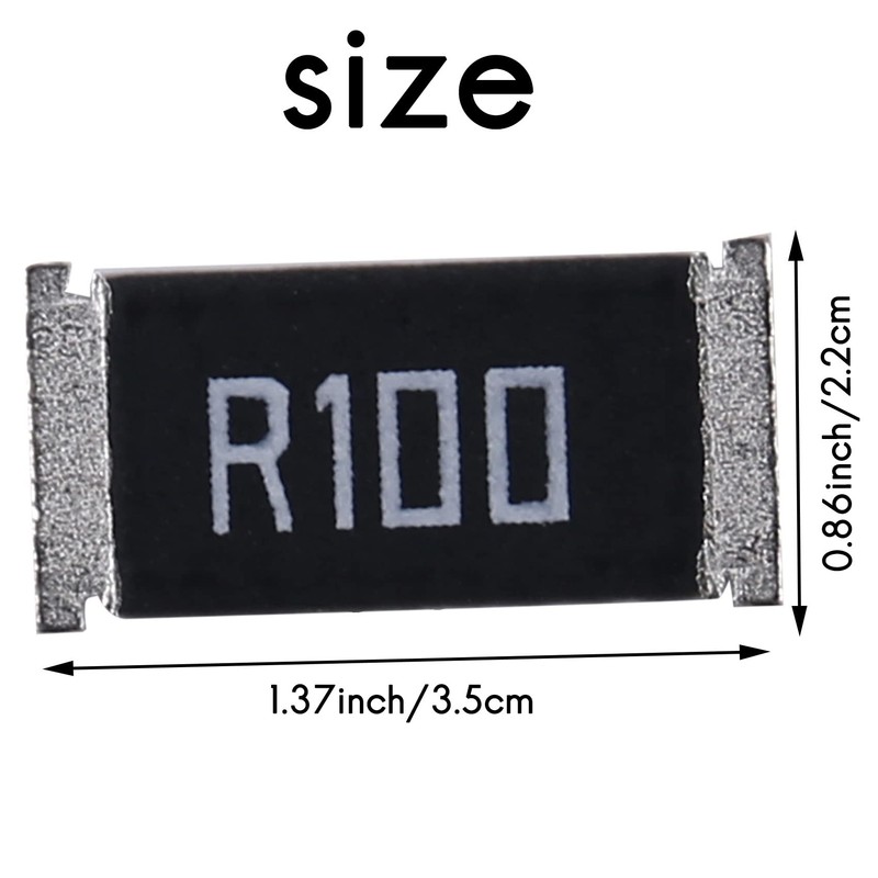 Tuperoymse 50Pcs Alloy Resistance 2512 SMD Resistor Samples Kit,10 Kindsx5pcs=50pcs