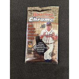 2001 Bowman Chrome Hobby Baseball Sealed (1) PACK From Box Pujols, Ichiro RC