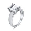 Personalize Timeless Classic Art Deco Style 3CT AAA CZ Solitaire