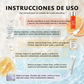 Weud Skincare Antiedad Firmeza Hidratante Rostro Cuello 6pzs                                                                                          