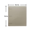 (1) - JAM Paper Plastic 3 Ring Binder, 5.1cm Width,
