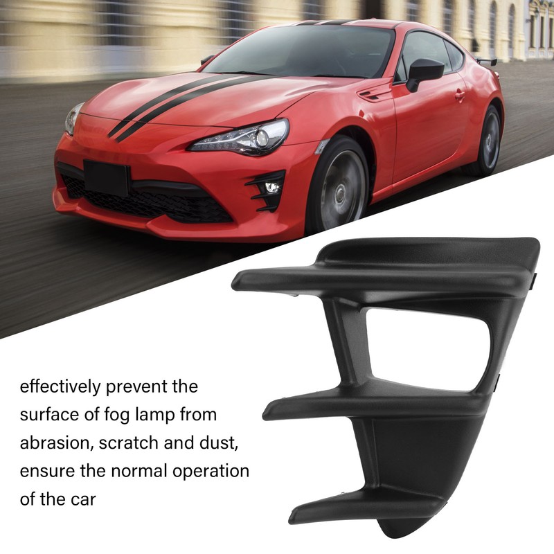 Front Left Fog Lamp Bezel Cover High Strength Bumper Fog