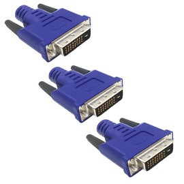 dvi Dummy Plug - Display to hdmi Adapter, Luna Display Virtual Window for Home-edid Emulator-Dummy, displayport Headless dummie dongle (DVI-3P)