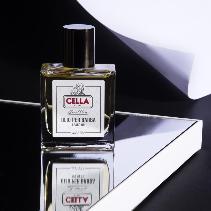 Cella Milano Beard Oil, 50 ml., Made in Italy, Shines,