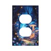 Tewujay Decorative Outlet Cover 1 Gang Mushroom Fairy Butterfly Forest