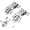 BVAKEIDZE Cabinet Butt Hinge,Folding Door,2Pcs Corner Fold Cabinet Door Hinge