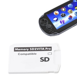 PS Vita Memory Card Adapter, Memory Card Slot Adapter for PS Vita Micro Storage Card 1000 2000 3.60, Storage Card Adapter for HENkaku Enso System, Adapter for PS TV