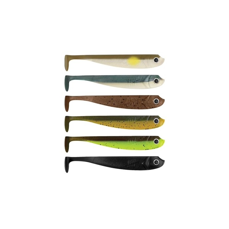 Lieblingsköder Rubber Bait 5 cm – 6 Rubber Fish, Colour