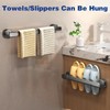 Suction Cup Towel Bar, Suction Towel Bar for Shower, Towel