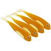 Zanderfang Rubber Fish 12.5 cm UV Motor Oil - Pack