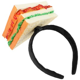 FRCOLOR Sandwich Modeling Headband for Festival Cosplay Lightweight Party Accessory Skin-friendly Hair Band for Boys and Girls Friends Creative Role-playing Headwear