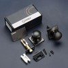 STARPY Passage Black Door Knob for Closet and Hall,Interior Door