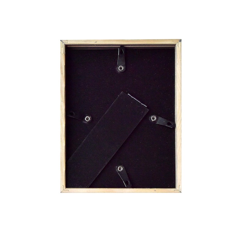accent by nielsen 8x8 Wooden Blue Photo Frame with Stand