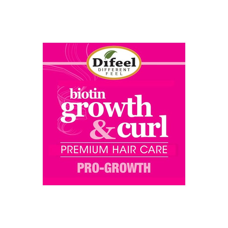 Difeel Aceite Premium para el Crecimiento y Rizos Biotina 2.5