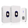 TopYart Wireless Chime, 300m Reception Distance, 55 Ring Tone, LED