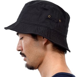 New Hattan Hat Bucket Hat for Men & Women, Black