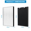 2 Sets Air220 Air320 Filter Replacement Compatible with Bissell Air320